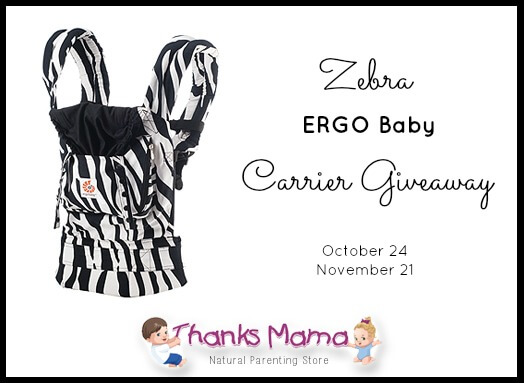 zebra print ergo baby carrier