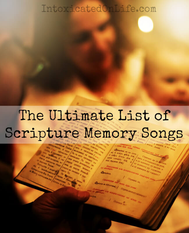 The Ultimate List of Scripture Memory Songs