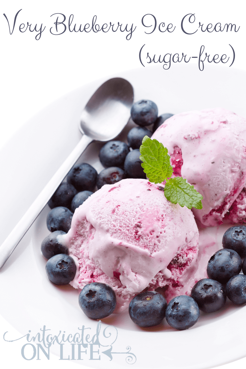 Sugar-Free Blueberry Ice Cream Recipe