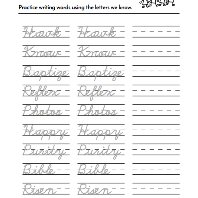 Cursive Creations: A Beginners Guide to Handwriting - Intoxicated on ...