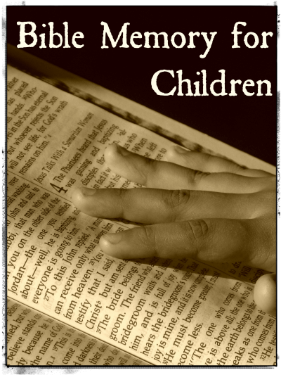 Bible Memory for Children