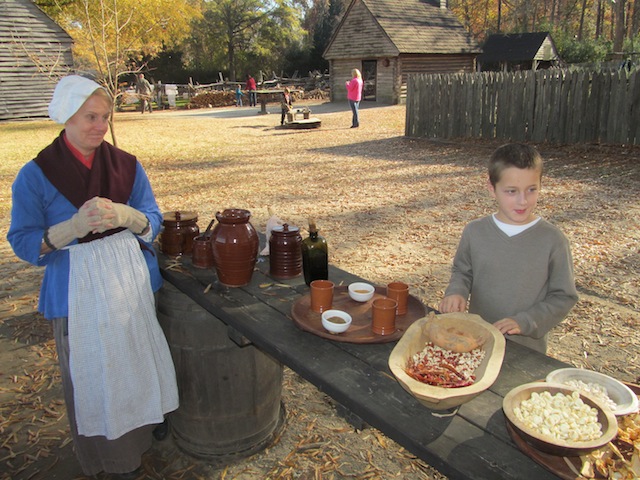 Bradley and all the colonial foods