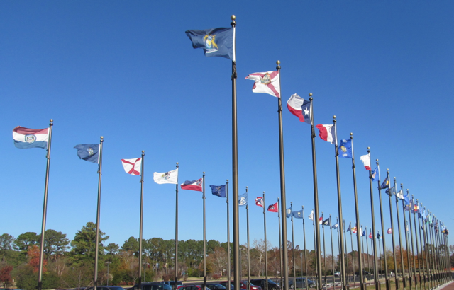 Jamestown flags