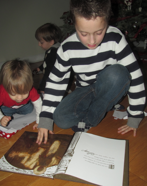 Bradley reading The Nativity