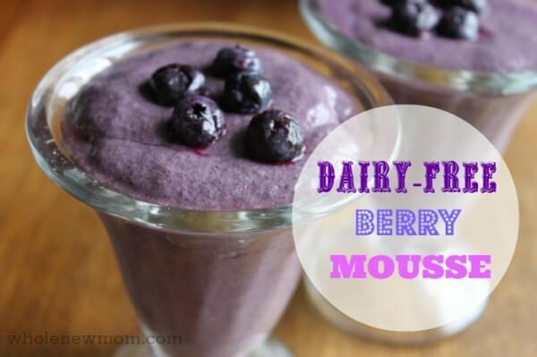 Dairy Free Berry Mousse