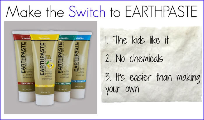 Switch to Natural Toothpaste: Try earthpaste