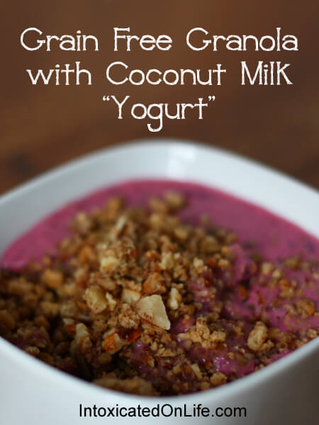 Grain Free Granola with Coconut Milk Yogurt