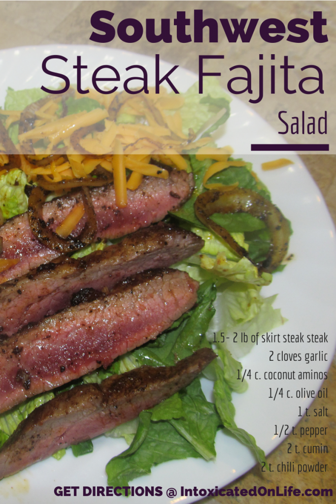 Southwest Steak Fajita Salad: A delectable, family-friendly, grain-free meal!