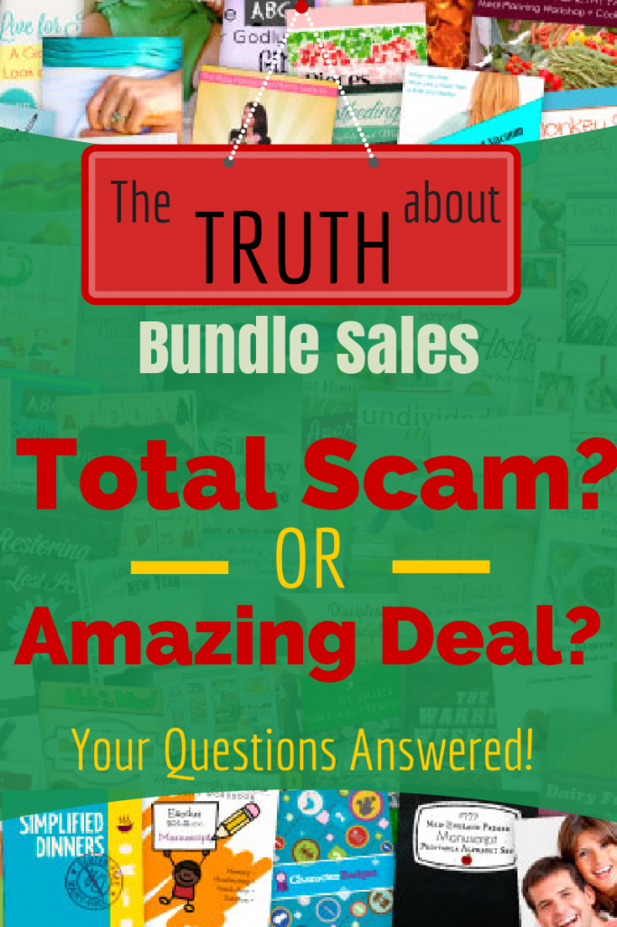 Do you wonder what deal is with all of these bundle sales? Come learn the TRUTH about bundle sales. Are they total scams? Great deals? How can you really get so many books and products for such a low price? What's the catch? 