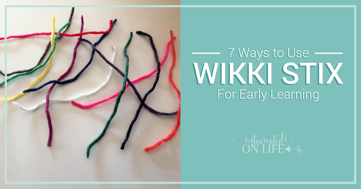 Learning to write letters with Wikki Stix {101 Ways to Teach the