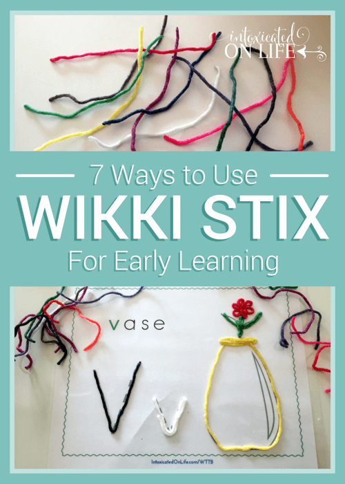 Wikki Stix Self-Adhering Wax Stix for Learning & Playing
