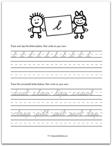 How to Teach Cursive Writing: a Homeschool Guide