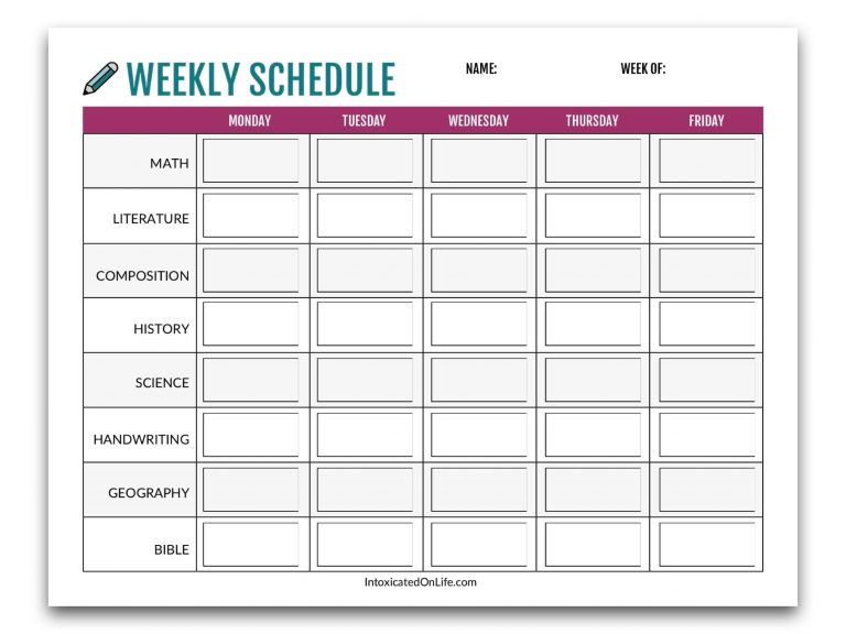 Homeschool Planning 101: Creating a Sane Schedule