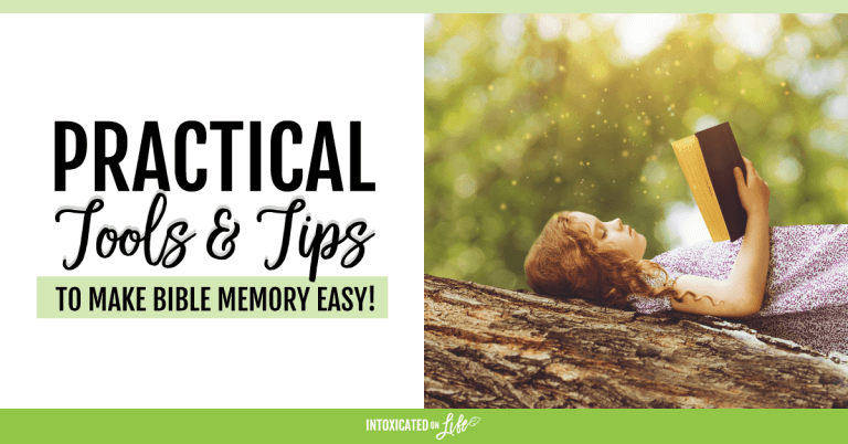 Practical Tools And Tips To Make Bible Memory Easy!