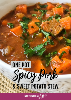 Pork and Sweet Potato Stew - Spicy One Pot Wonder!