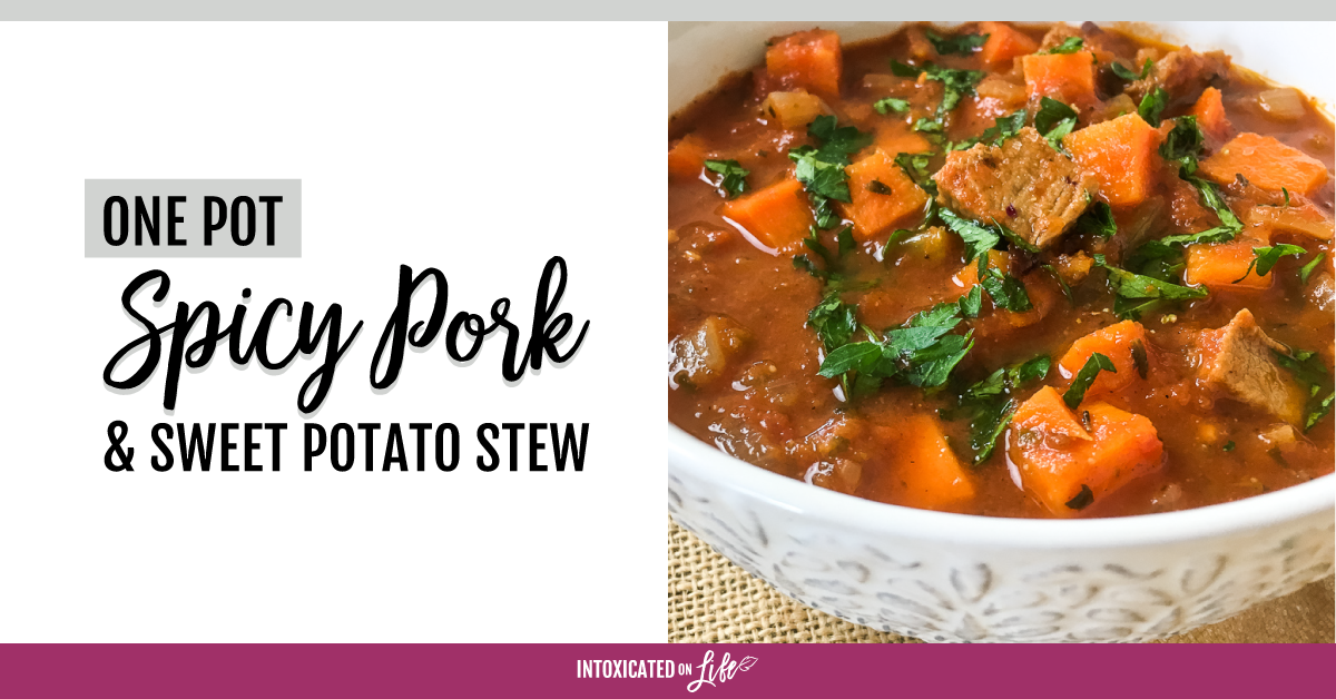 Pork and Sweet Potato Stew - Spicy One Pot Wonder!